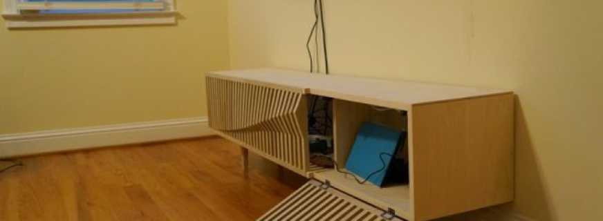 הכנת עמדות טלוויזיה DIY, כל הניואנסים