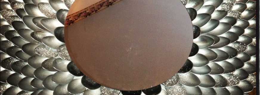 ביצוע וקישוט מסגרת מראה DIY, רעיונות פשוטים