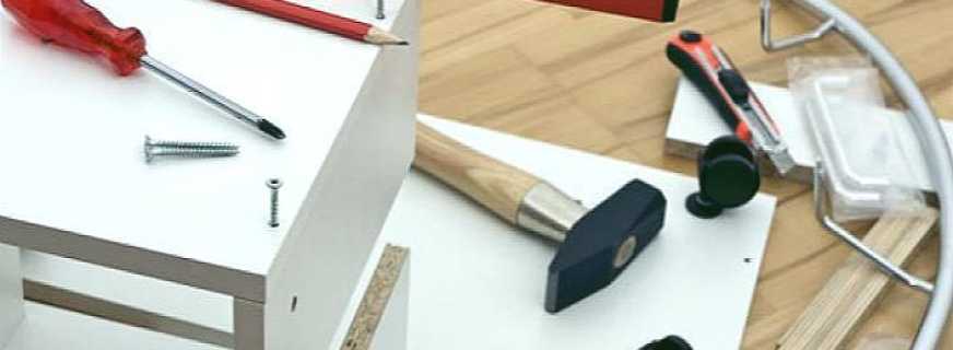 Como reparar móveis de cozinha, aconselhamento especializado
